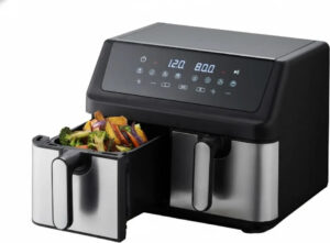 Friggitrice ad aria Akai doppio cestello orizzontale 10lt