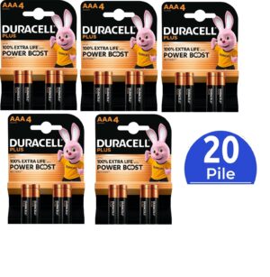 Duracell Plus 100%  PowerBOOST  AA 1.5V Batteria Alcaline - 20 Pezzi