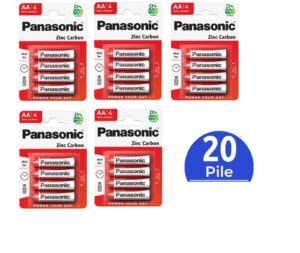BATTERIE STILO AA PANASONIC ZINCO CARBON