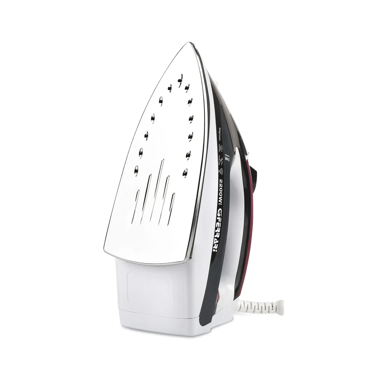 Ferro da Stiro a Vapore Piastra Inox 100g/min 2200 Watt 280cc G40017 G3 FERRARI - immagine 6