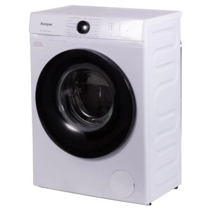 Kooper Lavatrice Slim 7 Kg Centrifuga 1200 Giri Classe A Vapore bianca oblo nero