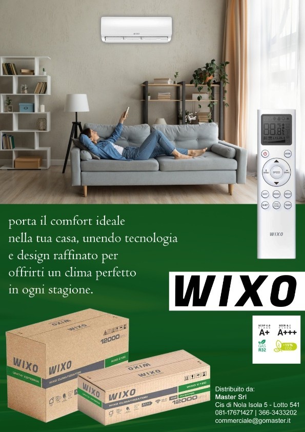 Climatizzatore Condizionatore WIXO 12000 BTU Inverter Mono Split A+++ Wifi - immagine 3