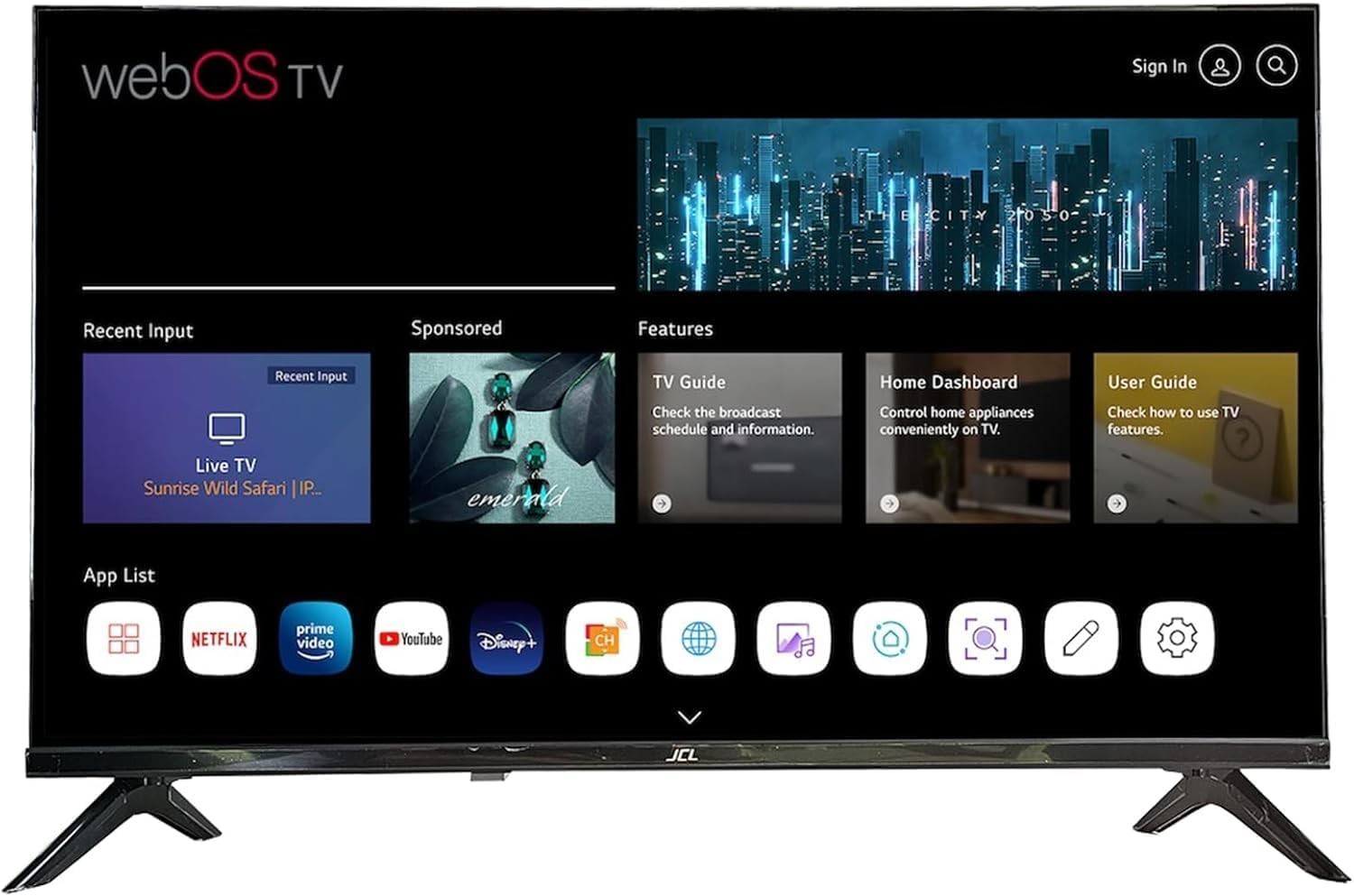SMART TV JCL WEBOS 32" FHD